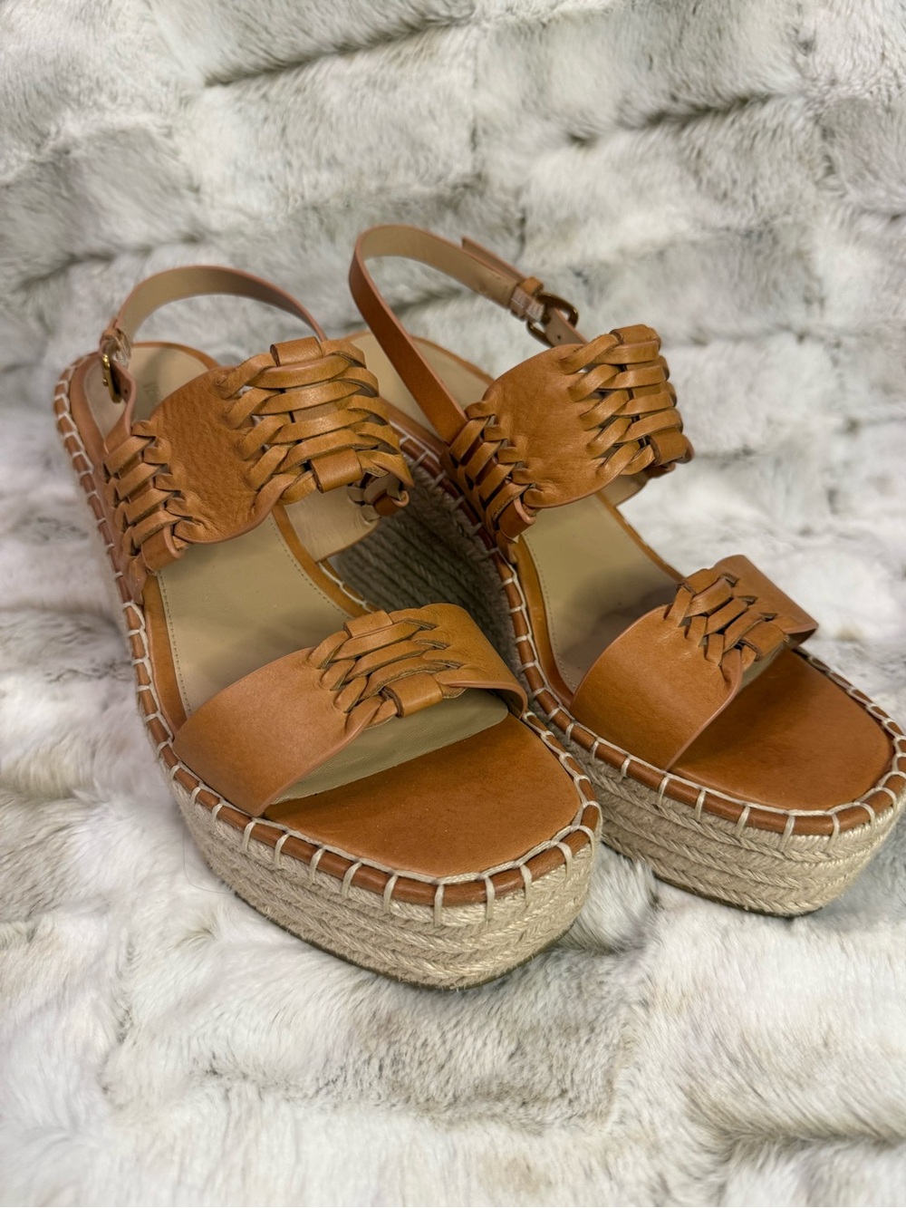 Veronica Beard Espadrille Wedge sandal size 8